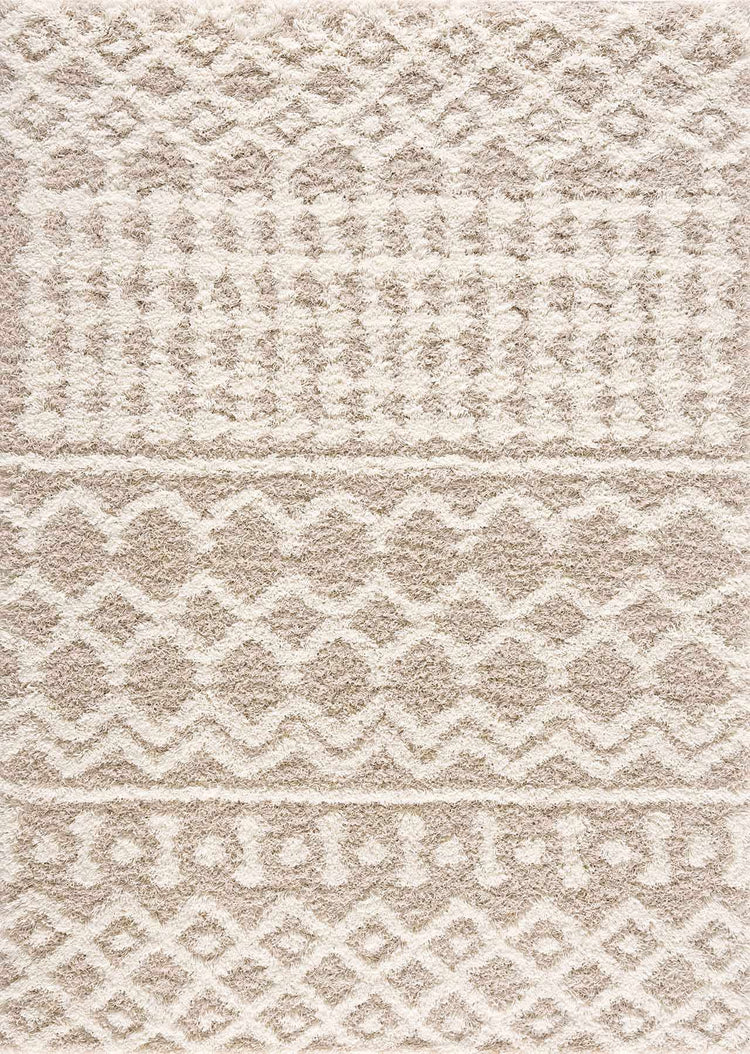 Prompton Cream Plush Area Rug for Starting Under $100