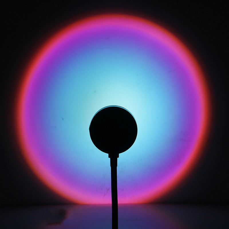 USB sunset projection lamp for bedroom decor and photo backgrounds
