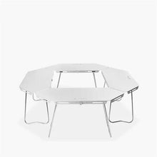 Ultra Light Aluminum Folding Picnic Table - Outdoor Camping Essential