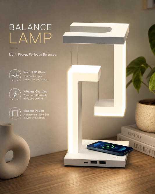 Balance Lamp with Wireless Charging