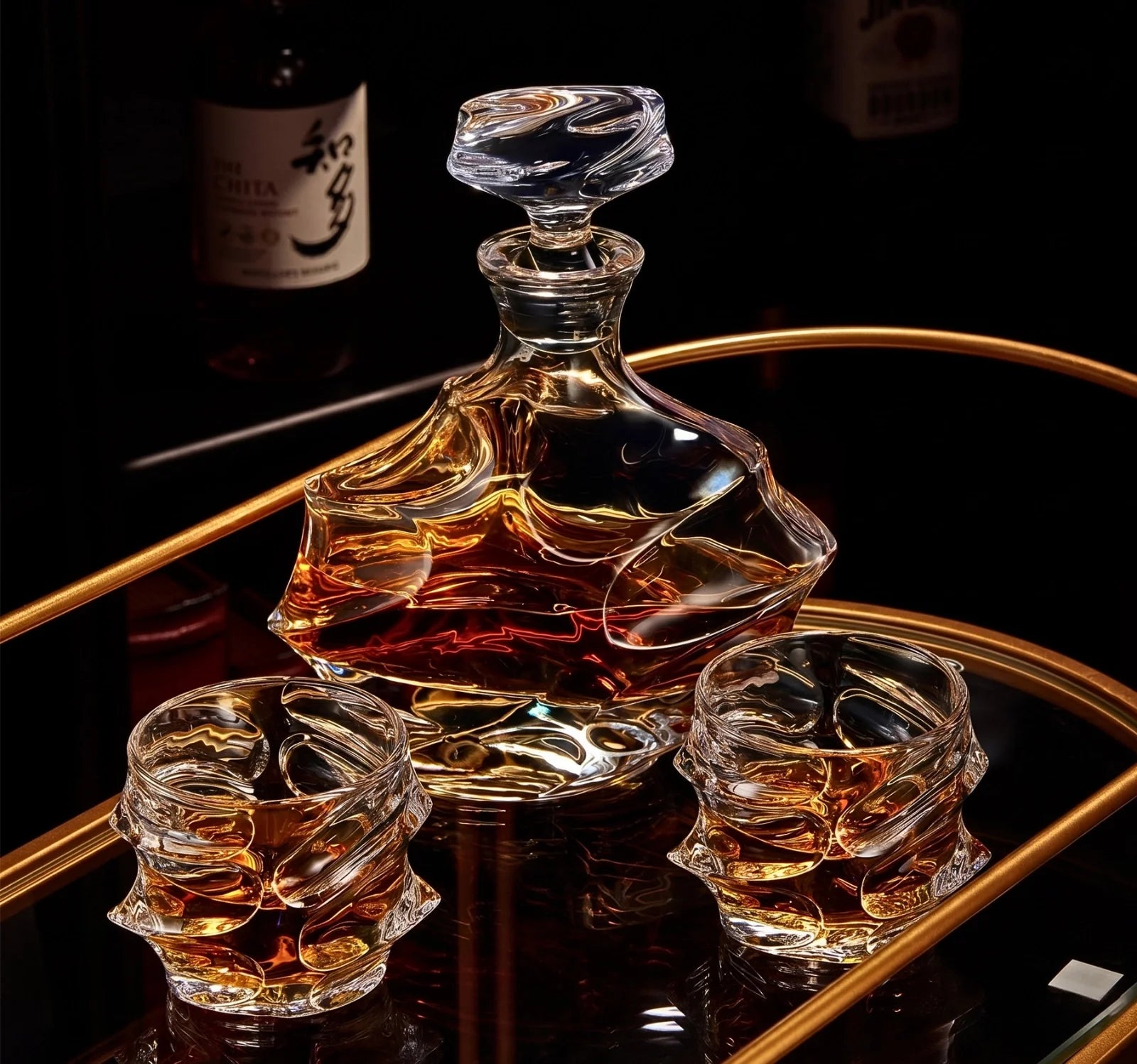 Storm Crystal Whisky Glass Gift Set