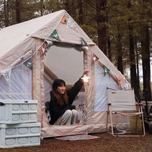 Effortless Outdoor Adventure: Inflatable Automatic Camping Tent for 5-8 People, Weatherproof & Portable