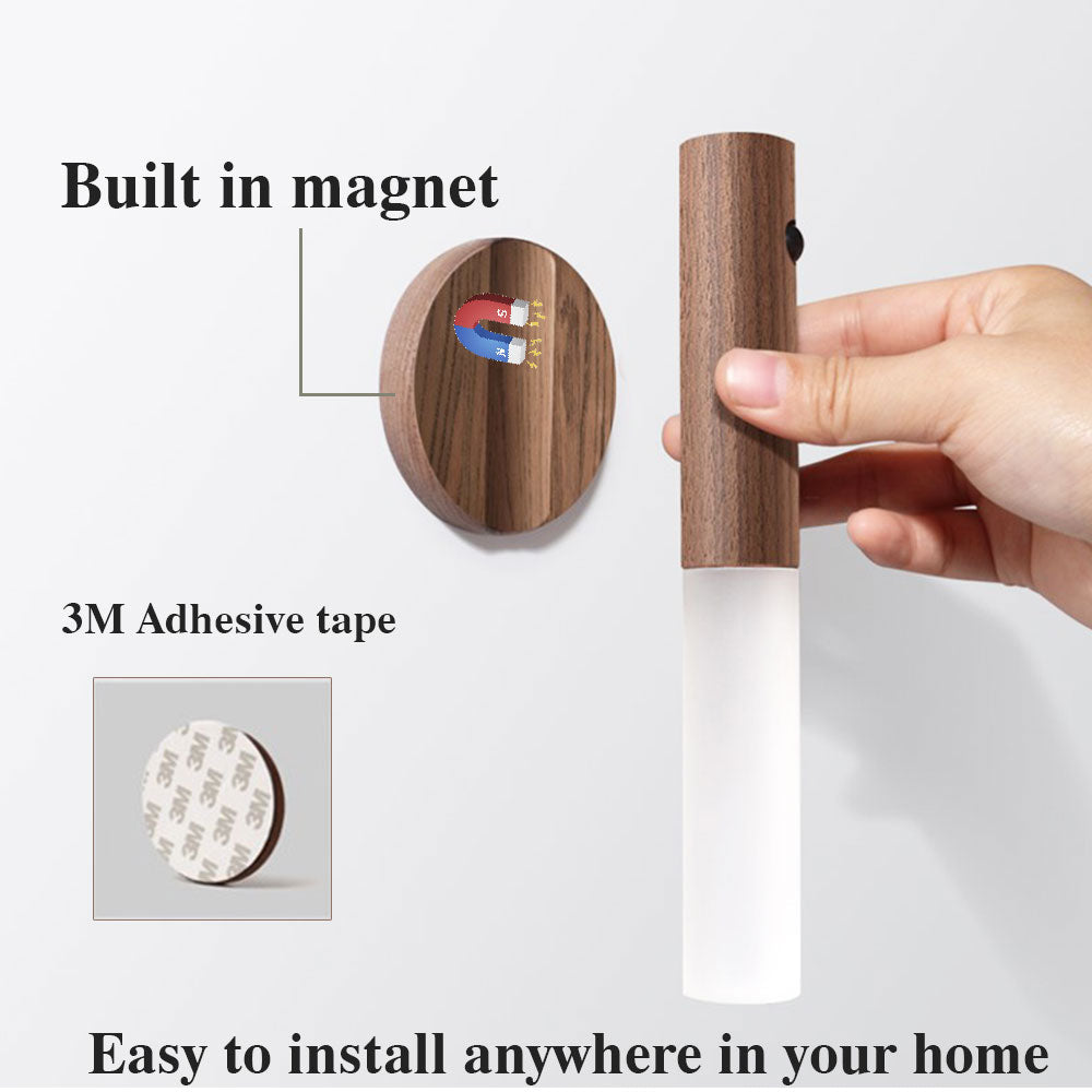 LOVISIO rechargeable motion sensor night light for closets and hallways
