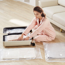 Twenty-piece vacuum storage bag set with hand pump