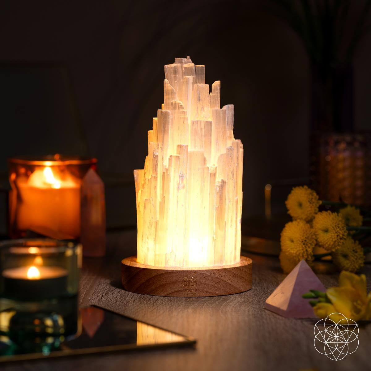 LOVISIO Natural Selenite Accent Lamp product image 3