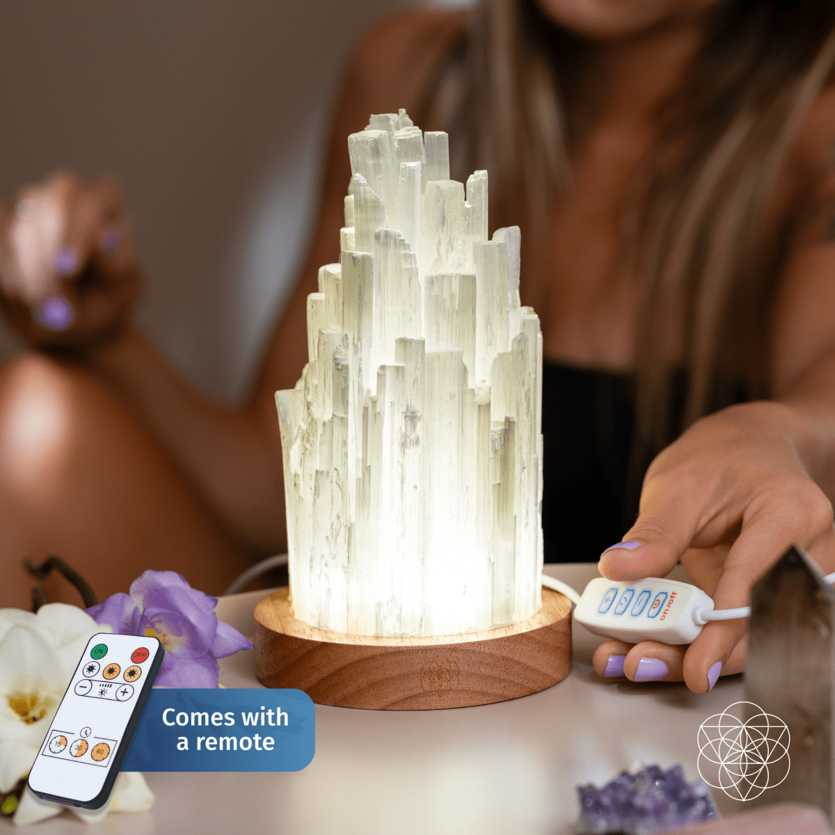LOVISIO Natural Selenite Accent Lamp product image 2